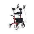 Volledig Verstelbare Rollator - Aluminium - Rood