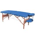 2-delige Houten Massagetafel (Blauw)