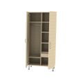 Kamer Garderobe - Gestreept Beige - Gedemonteerd