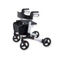Stijlvolle rollator - inklapbaar - zilver