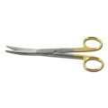 Gouden Schaar Gebogen - 14.5 cm (SCHERP/SCHERP)