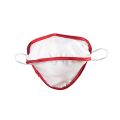 Mycroclean JUNIOR/ADULT Klein Herbruikbaar Chirurgisch Masker - Bfe 99.8% (Wit+Rood, Junior/Volwassen)