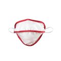 Mycroclean Herbruikbaar Chirurgisch Masker Voor Kinderen - Bfe 99.8% (Wit+Rood, Kind)