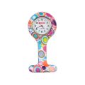 Silicone Verpleegster Horloge - Rond (Bubbles, Rond)