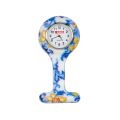 Silicone Verpleegster Horloge - Rond (Bladeren, Rond)