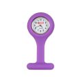 Silicone Verpleegster Horloge - Rond (paars, Rond)