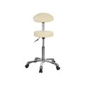 Kruk V2 met rugleuning (Licht Beige)