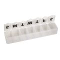Witte Wekelijkse Pillendoos (Engels)