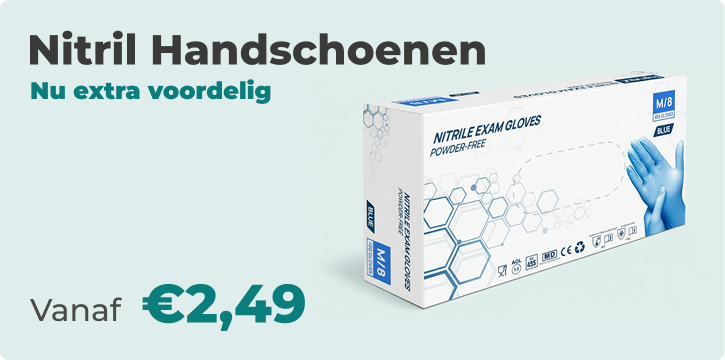 Aanbieding nitrilehandschoenen, erg scherpe prijzen